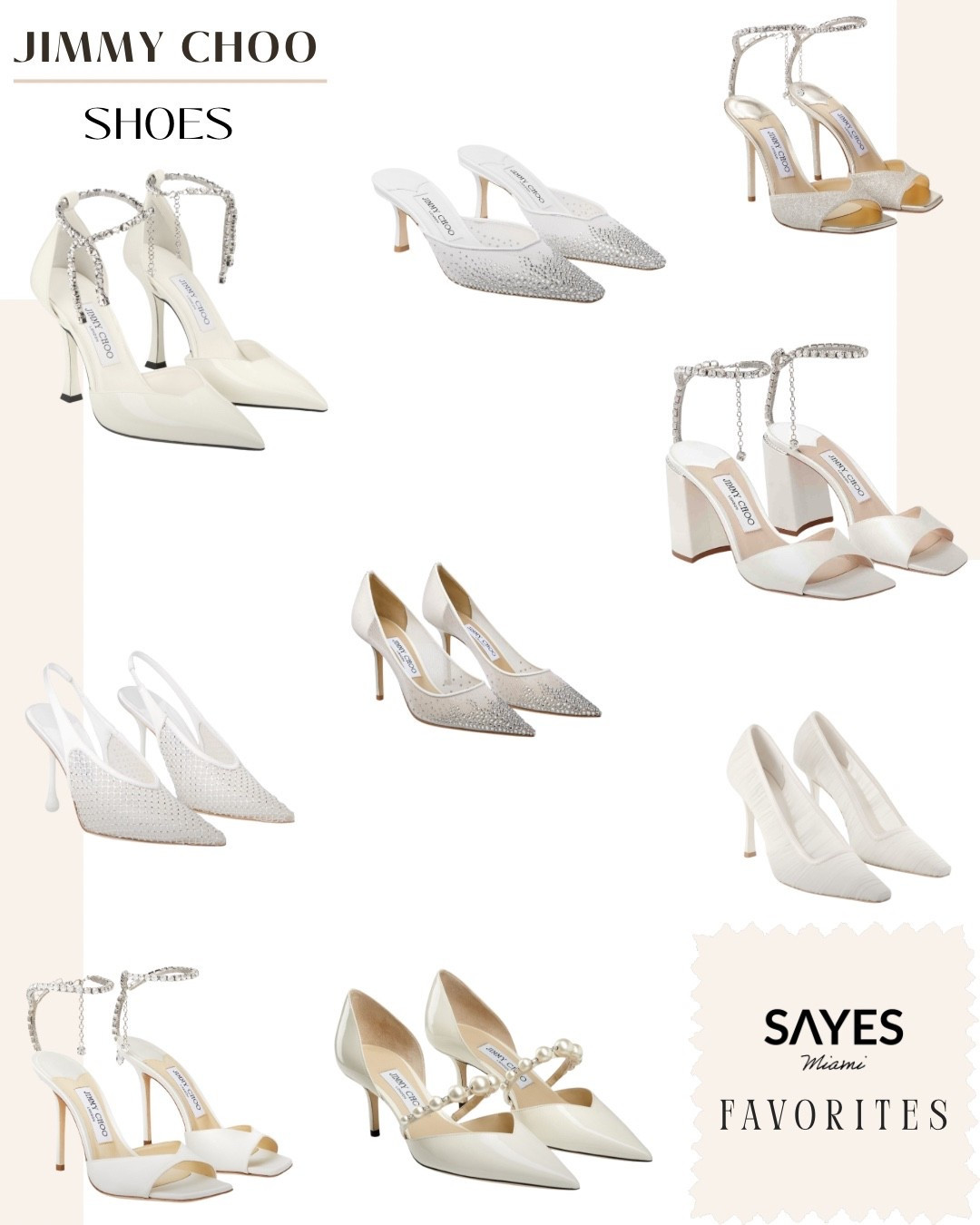 “Saying ‘I do’ never looked so chic. Obsessed with these Jimmy Choo bridal heels, where luxury meets love. 💍✨ Linked on LTK! #BridalStyle #LTKBridal #JimmyChooBride #JimmyChoo”