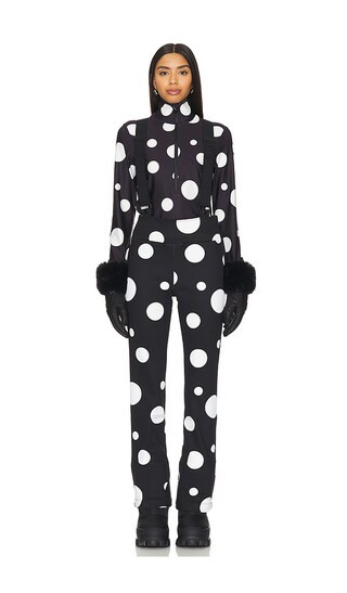 Ballon Softshell Salopette in Dot Black | Revolve Clothing (Global)