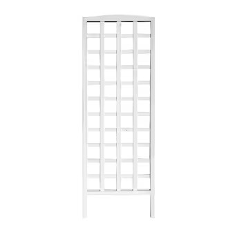 Style Selections 24-in W x 72-in H White wood Garden Trellis For Climbing Plants | Lowe's