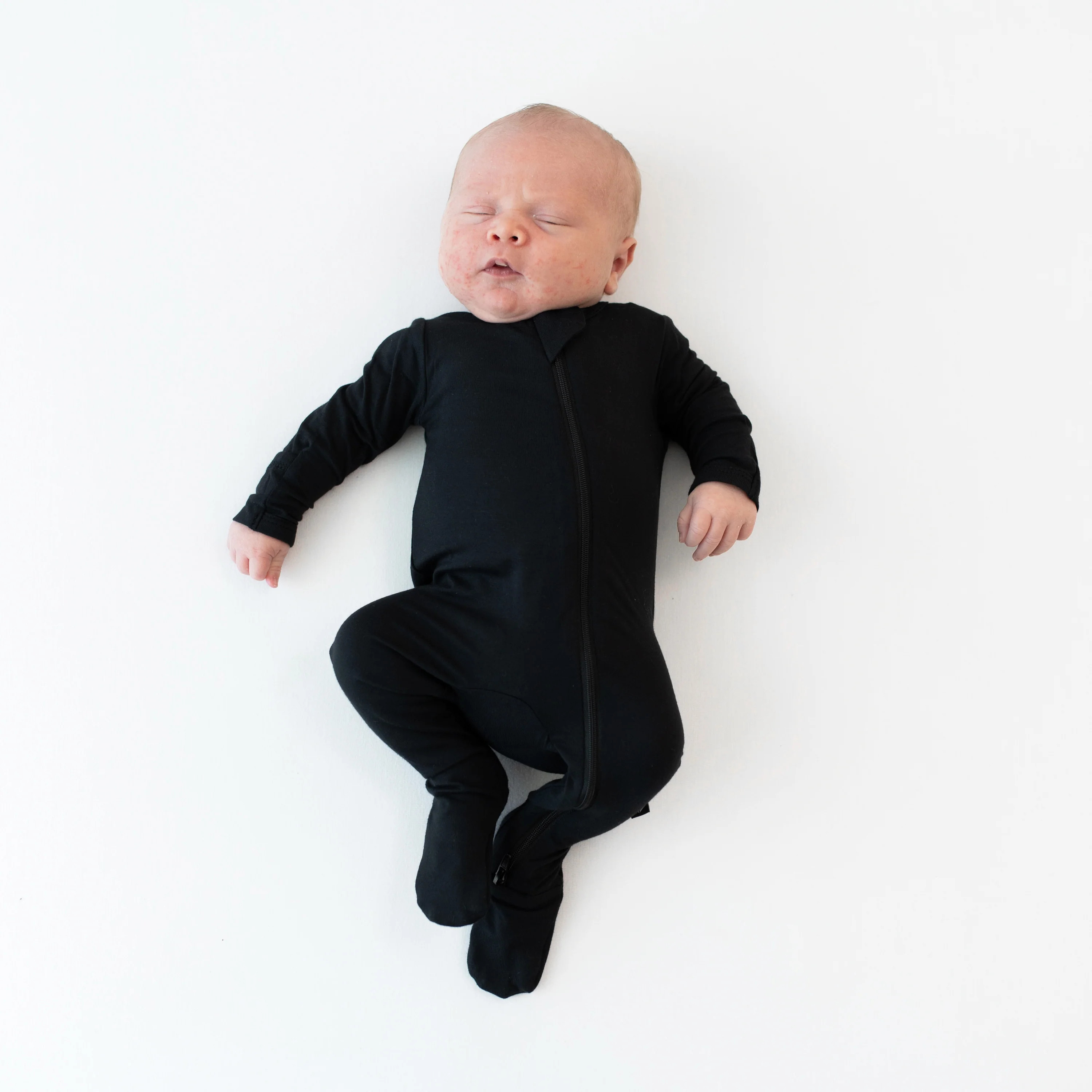 Zippered Footie in Midnight | Kyte BABY