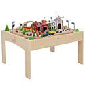 Teamson Kids Preschool Play Lab Country Table Train 85-Piece Set - Brown | HSN