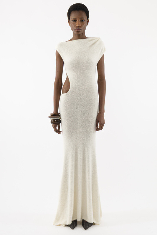 Sleek Back Knit Dress | ARAKII