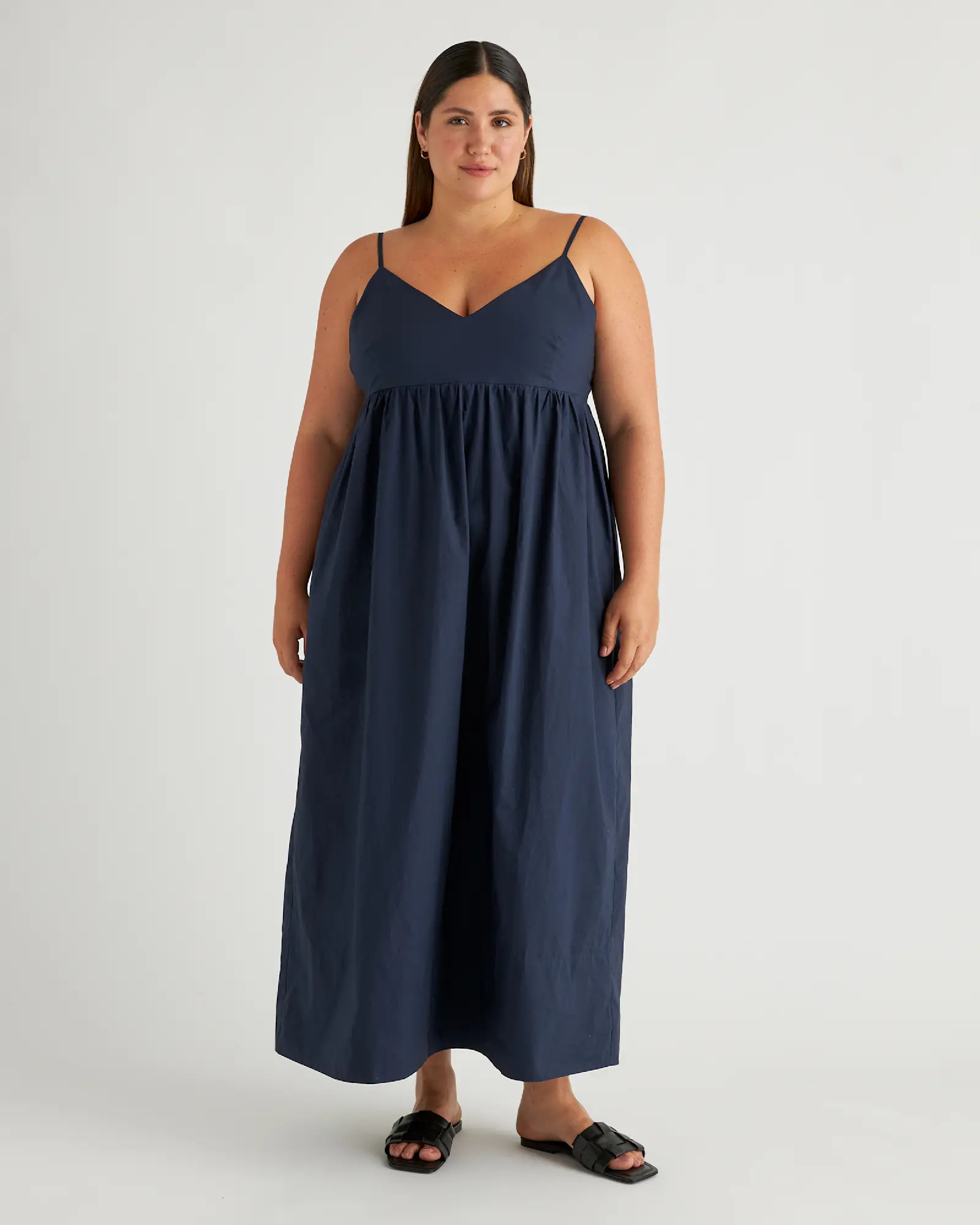 100% Organic Cotton Sleeveless Maxi Dress | Quince