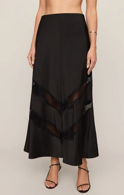 Kori Lace Midi Skirt Black / Small | Z Supply
