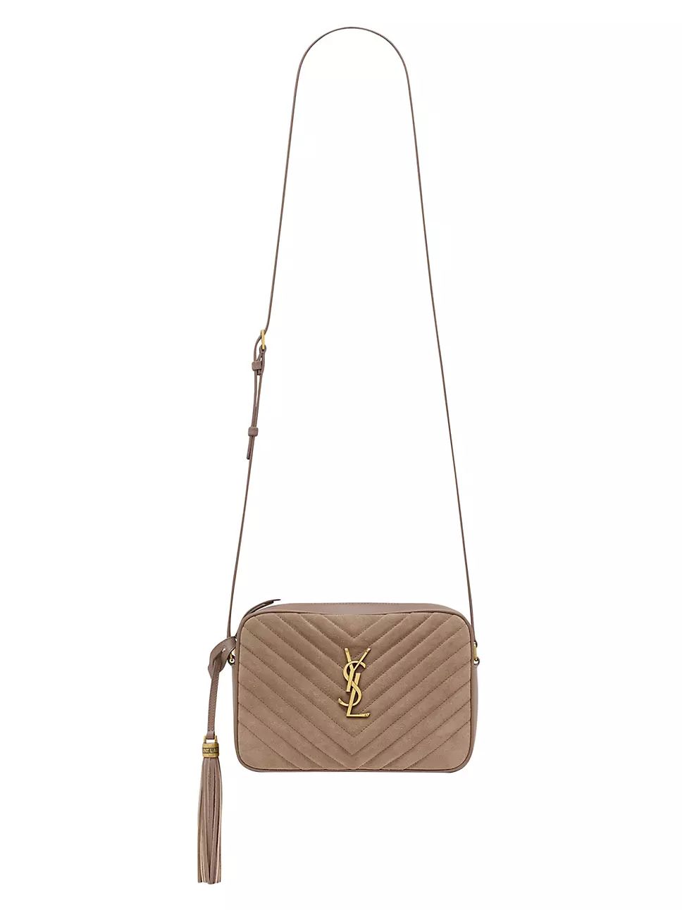 Lou Camera Bag in Quilted Suede | Saks Fifth Avenue