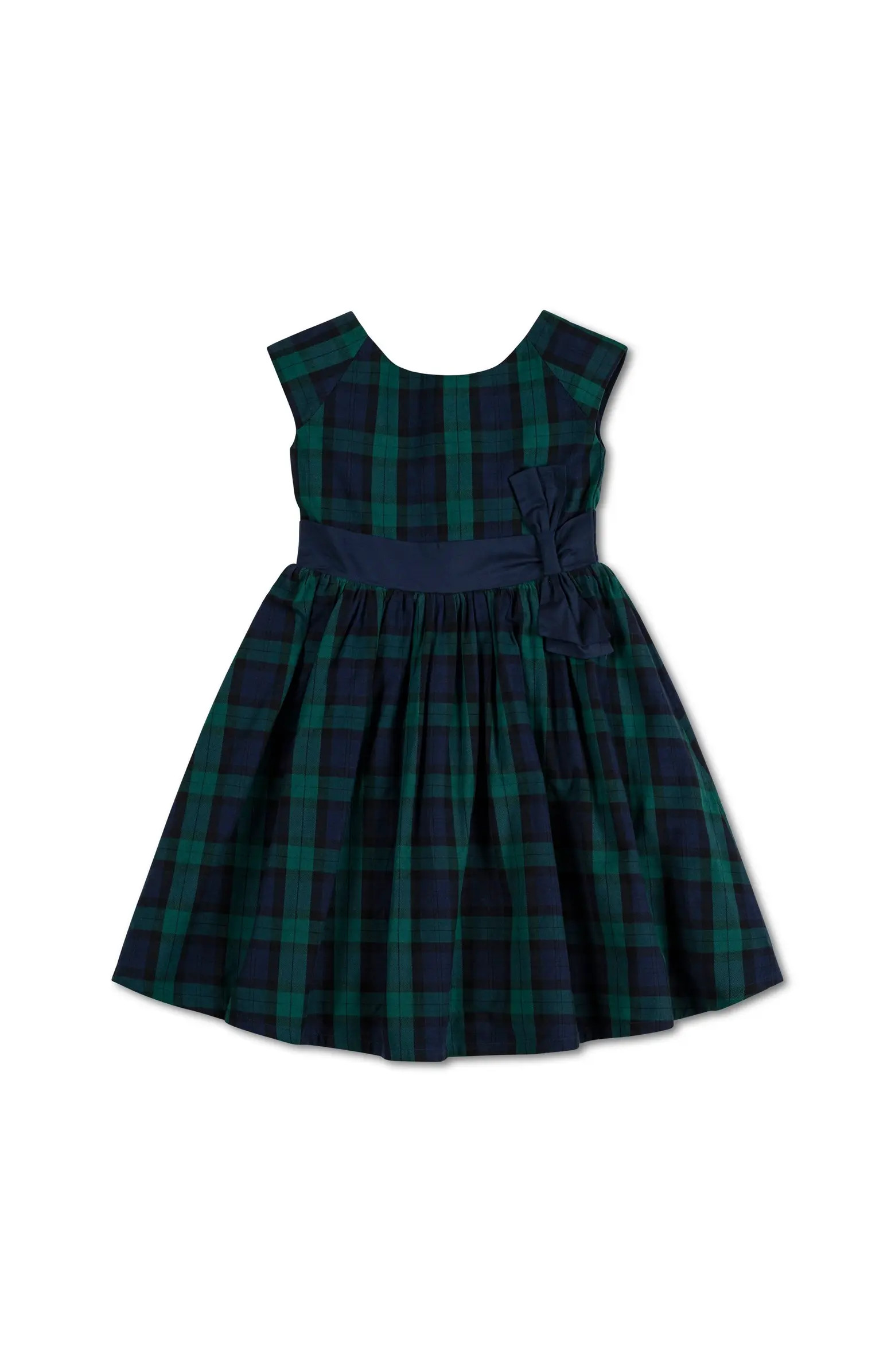 Hope & Henry Girls' Organic Cap Sleeve Party Dress with Bow Sash, Toddler | Nordstrom | Nordstrom