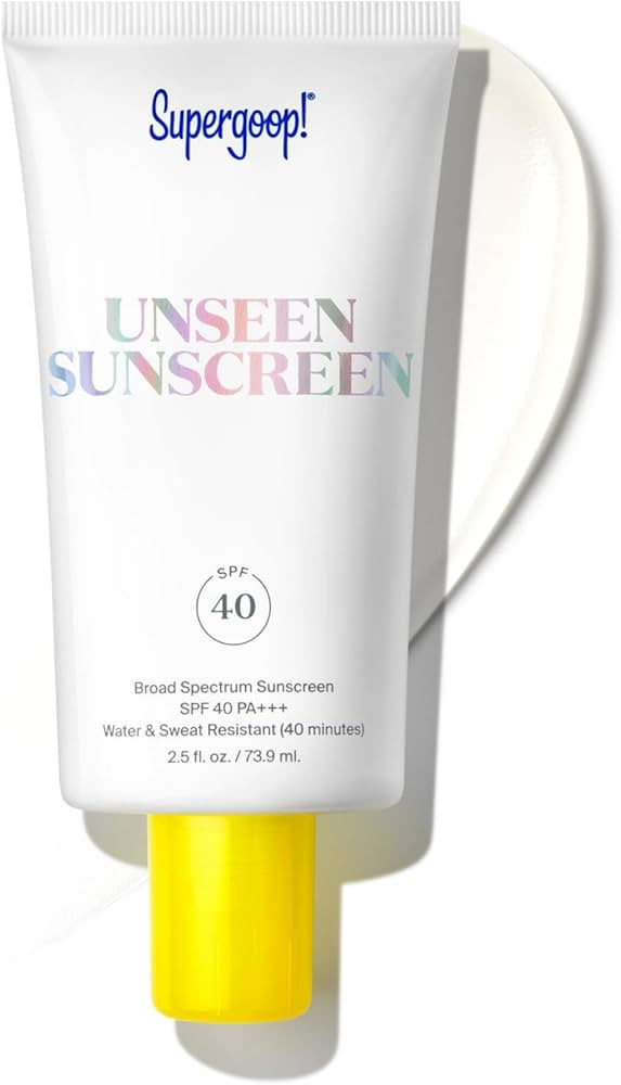 Supergoop! Unseen Sunscreen - SPF 40 - Invisible, Broad Spectrum Face Sunscreen - Weightless, Sce... | Amazon (US)