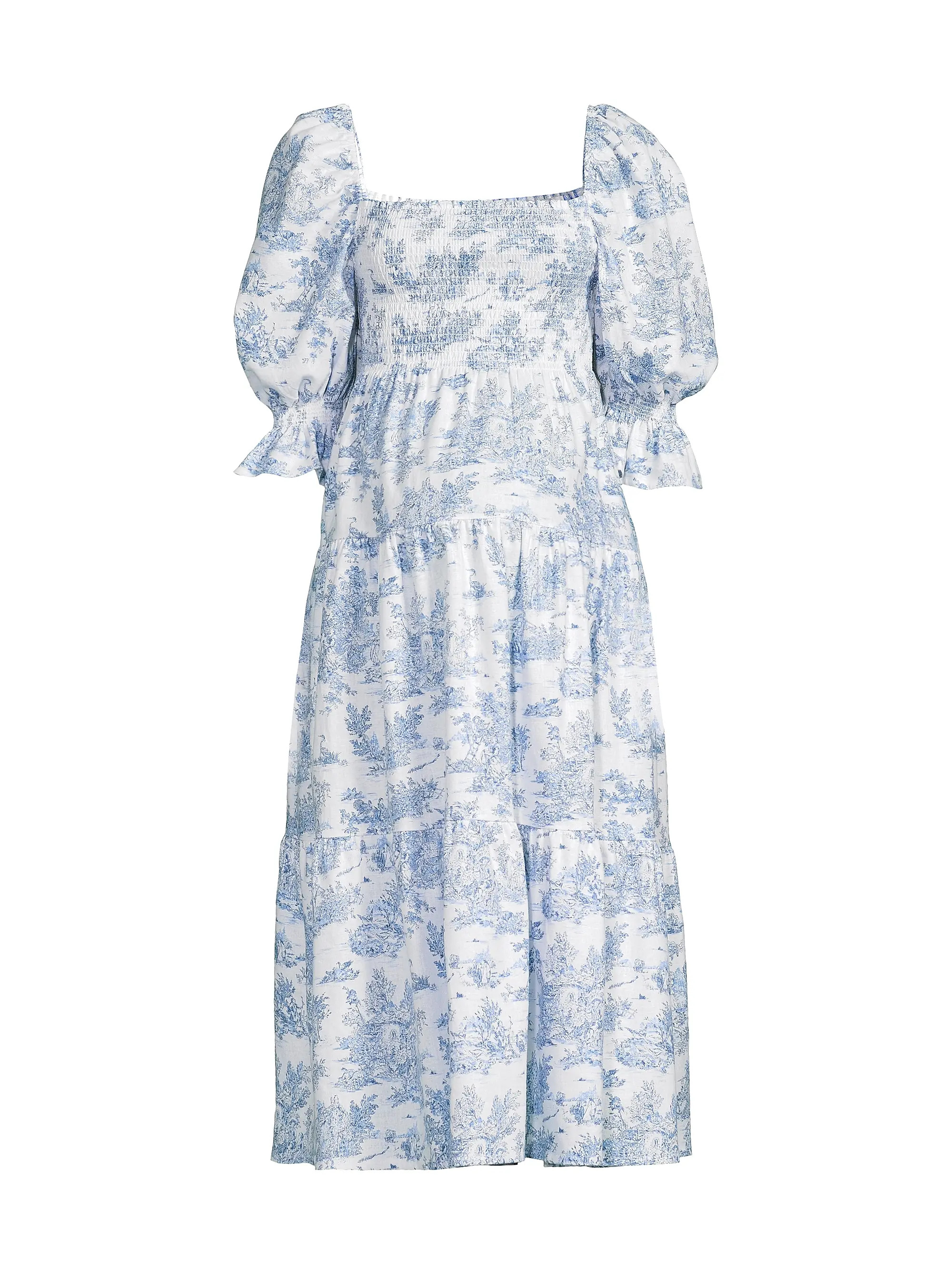 Kiko Toile Print Smocked Dress | Saks Fifth Avenue