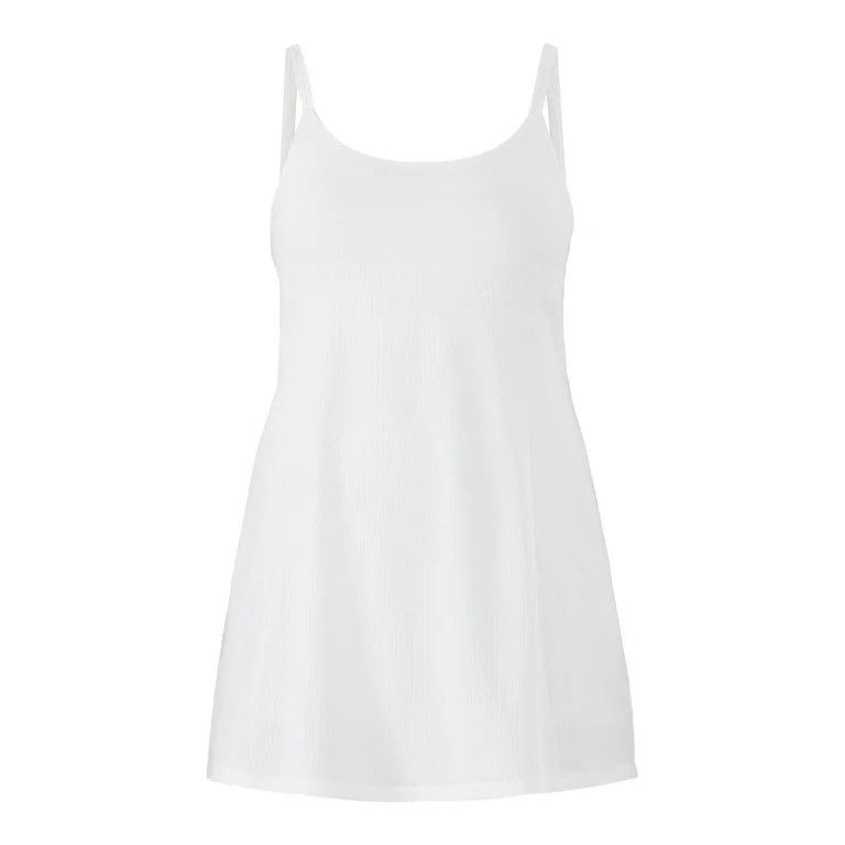 Avia Women's and Women's Plus Strappy Seersucker Active Dress with Built In Bra, Sizes XS-4X | Walmart (US)