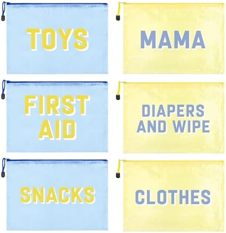 6pcs Hospital Diaper Bag Organizing Pouches for Labor and Delivery, Maternity Essentials Diaper B... | Amazon (US)
