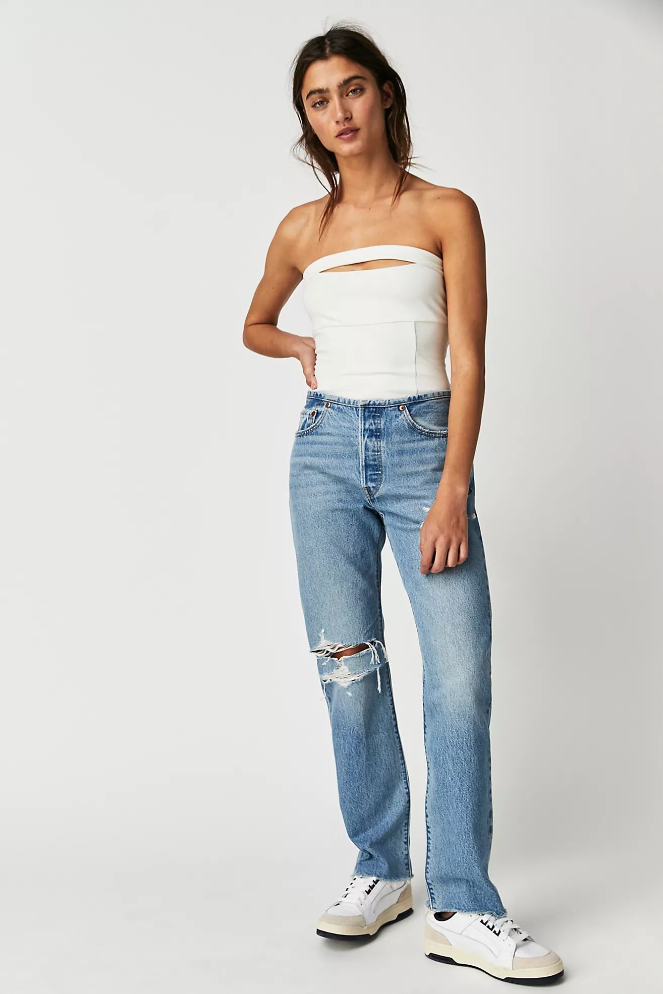 Levi's 501 Mini Waist Jeans | Free People (Global - UK&FR Excluded)
