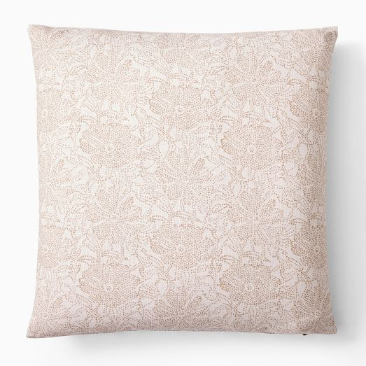 Dotted Floral Pillow Cover | West Elm (US)