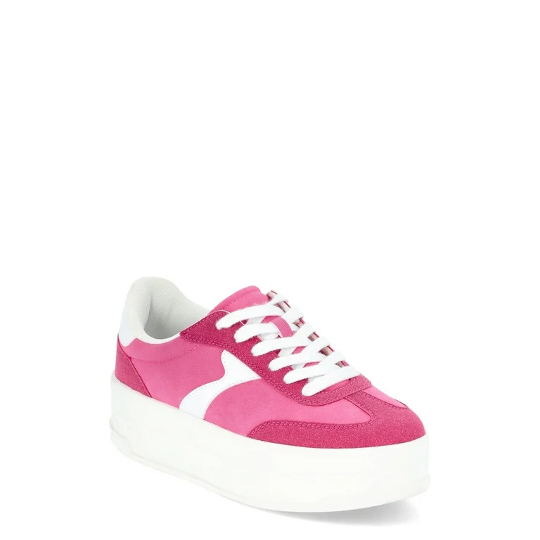 No Boundaries Platform Sporty Sneakers, Women's - Walmart.com | Walmart (US)