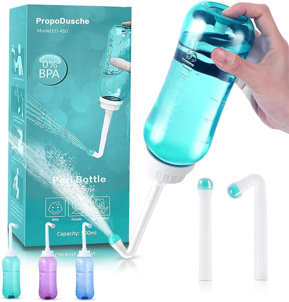 Peri Bottle for Postpartum Travel Bidet - Perineal Care,Portable Travel Squeeze Bottle Bidet for ... | Amazon (US)
