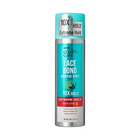 KISS Colors & Care Lace Bond Adhesive Spray Extreme Hold 11.1 oz. (315 g) | Walmart (US)