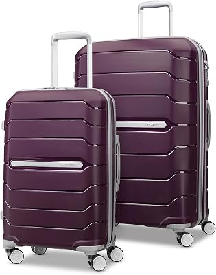 Samsonite Freeform 2-Piece Luggage Set - Carry-On & Large Checked Luggage with Dual Spinner Wheel... | Amazon (US)