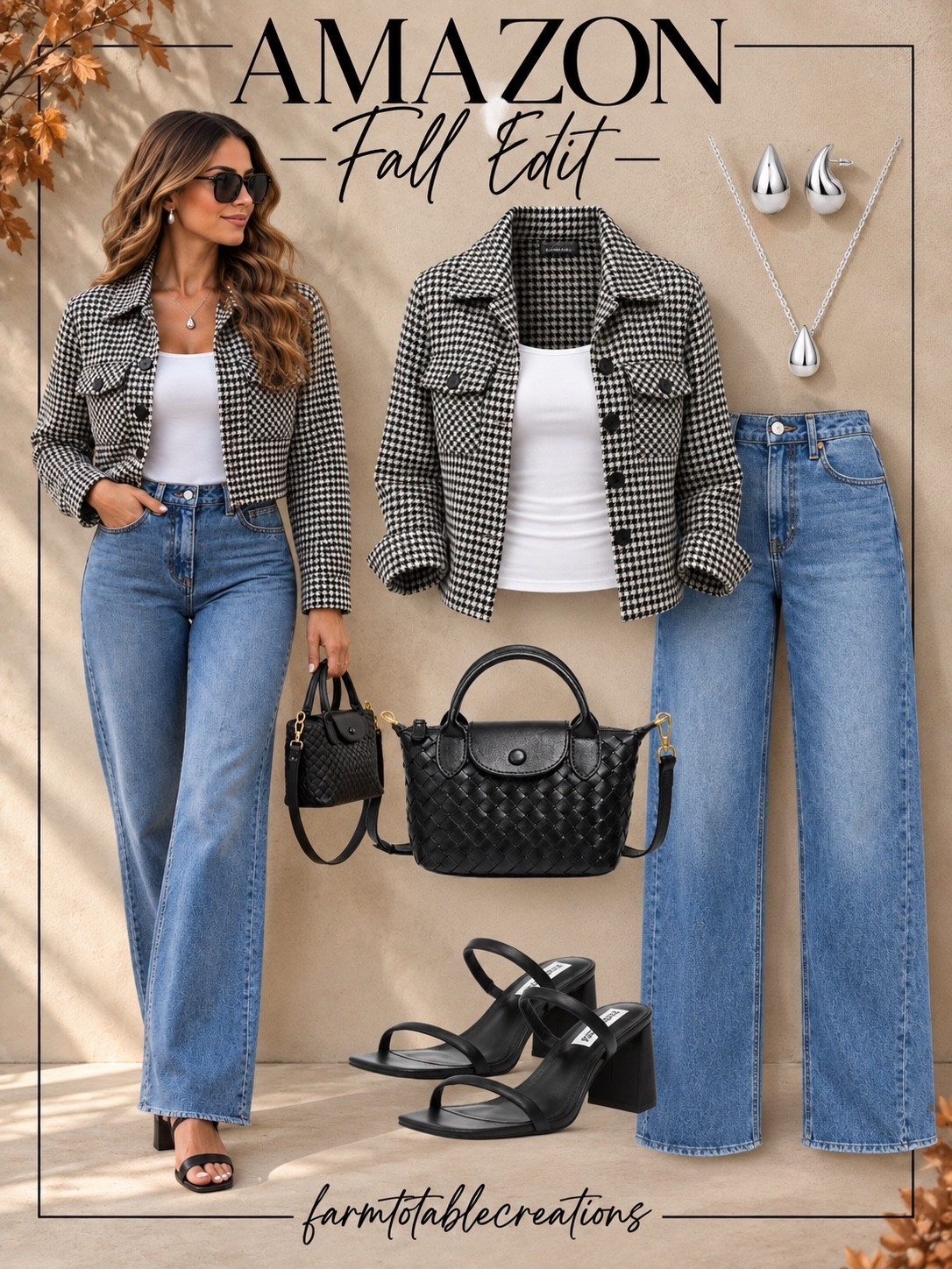 Amazon Fall Outfit I’m Loving 🖤

This entire look is so good for transitioning into fall! The houndstooth jacket paired with wide-leg denim and simple black accessories gives you that effortlessly put-together look without trying too hard. Perfect for date night, dinner, or a fall day out.

#AmazonFashion #AmazonFallFashion #FallOutfit #FallStyle #AmazonFinds #ootd #ootn

#LTKgrwm #LTKootd #LTKWorkwear