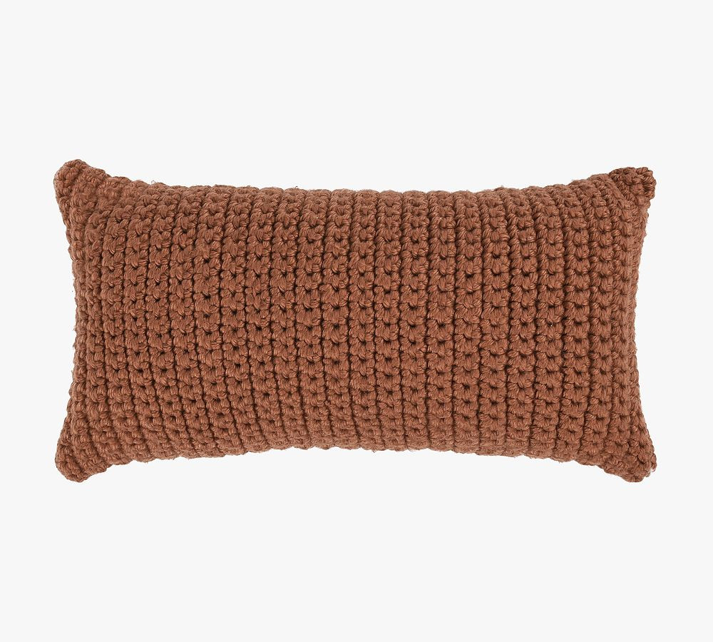 Henri Outdoor Lumbar Throw Pillow | Pottery Barn (US)