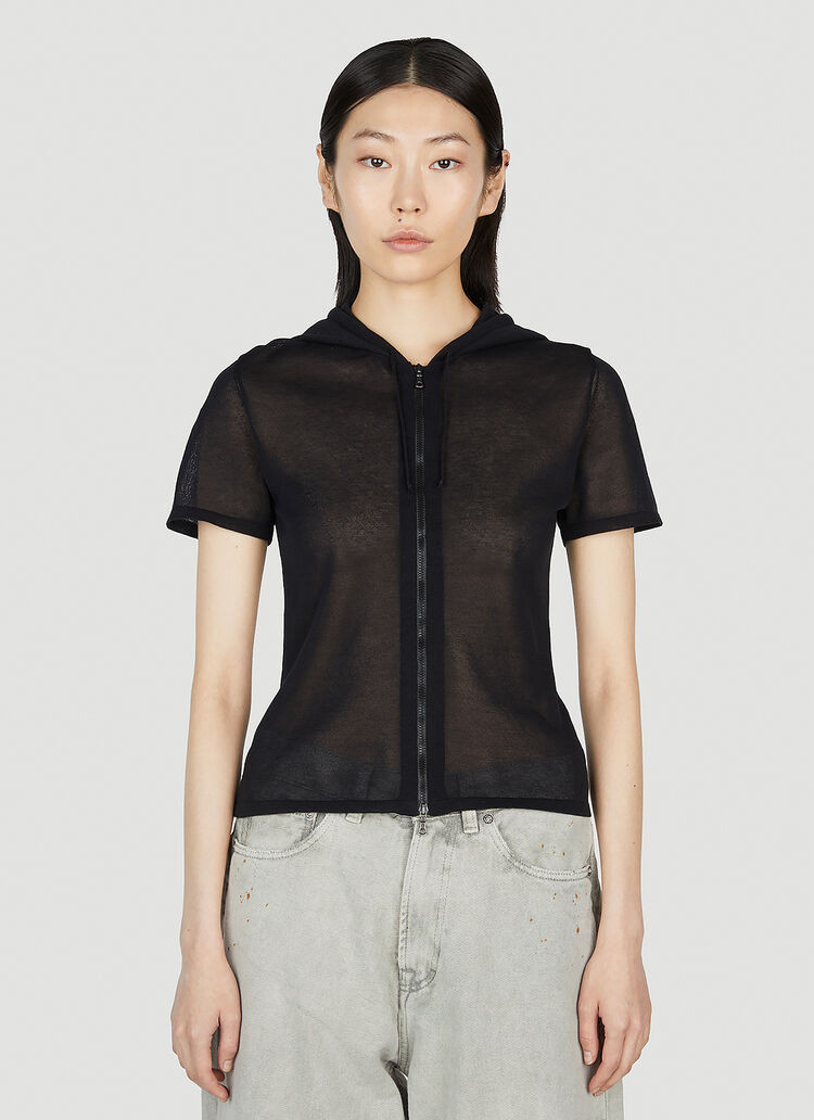 Short Sleeve Hooded Top | LN-CC