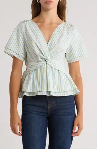 JASON WU Ruffle Lace Peplum Top (Women) | Nordstromrack | Nordstrom Rack