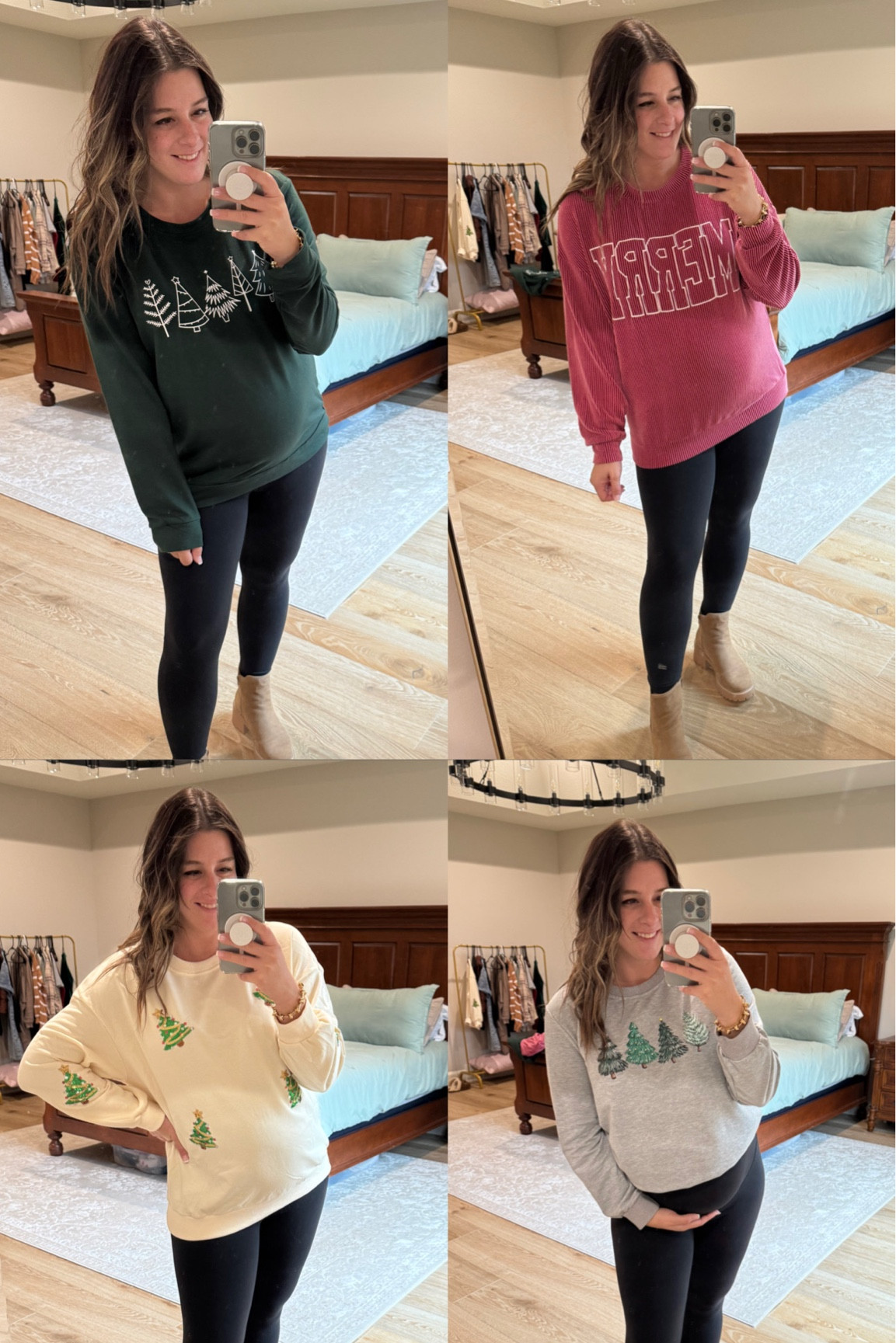 Holiday sweaters // size up a couple sizes 

#LTKStyleTip #LTKHoliday #LTKFindsUnder50