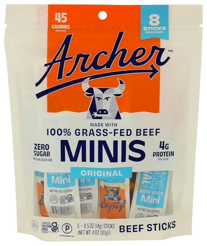 ARCHER Original Mini Beef Sticks, 4 OZ | Amazon (US)