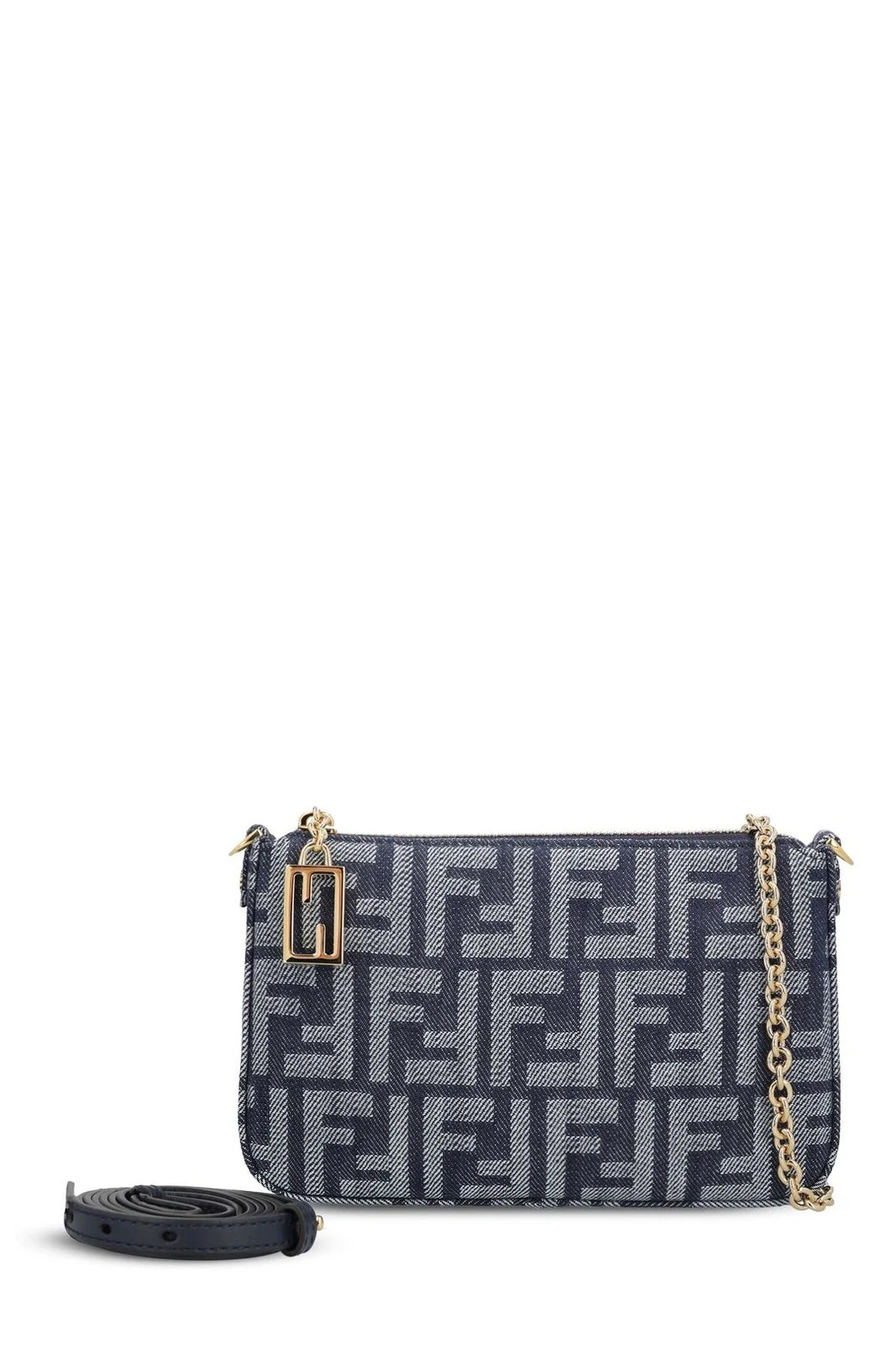 Fendi Baguette FF Jacquard Pouch | Cettire Global