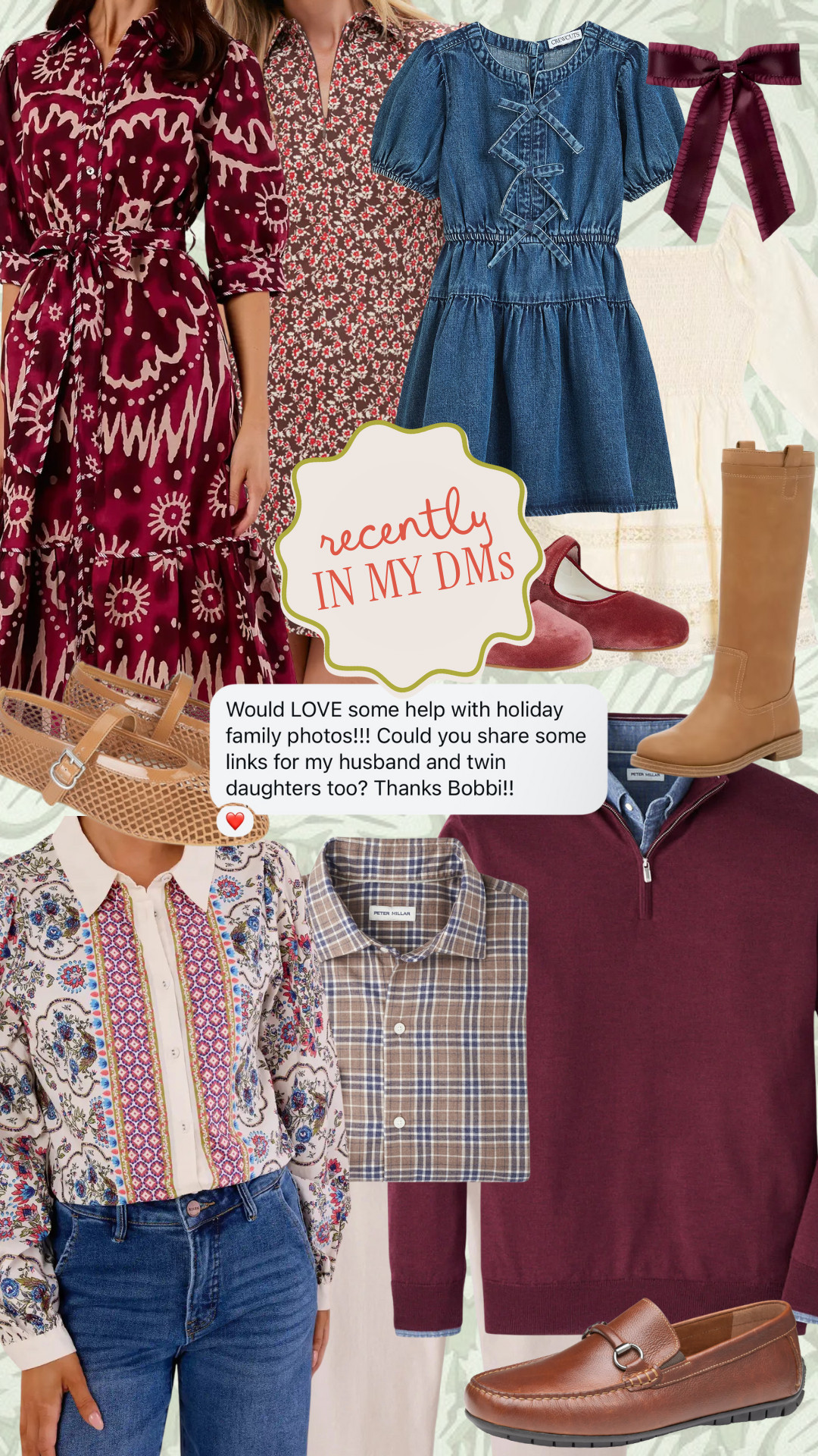 Holiday outfits for the family! 

Timeless family photos, fall family photo outfits, thanksgiving outfit ideas, coordinated family outfits, neutral fall outfits for the family 

 #LTKFallSale #LTKStyleTip #LTKFamily