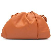 Bottega Veneta Women's Preloved Elegant Leather Clutch Bag w/ Soft Design in Brown | NastyGal UK