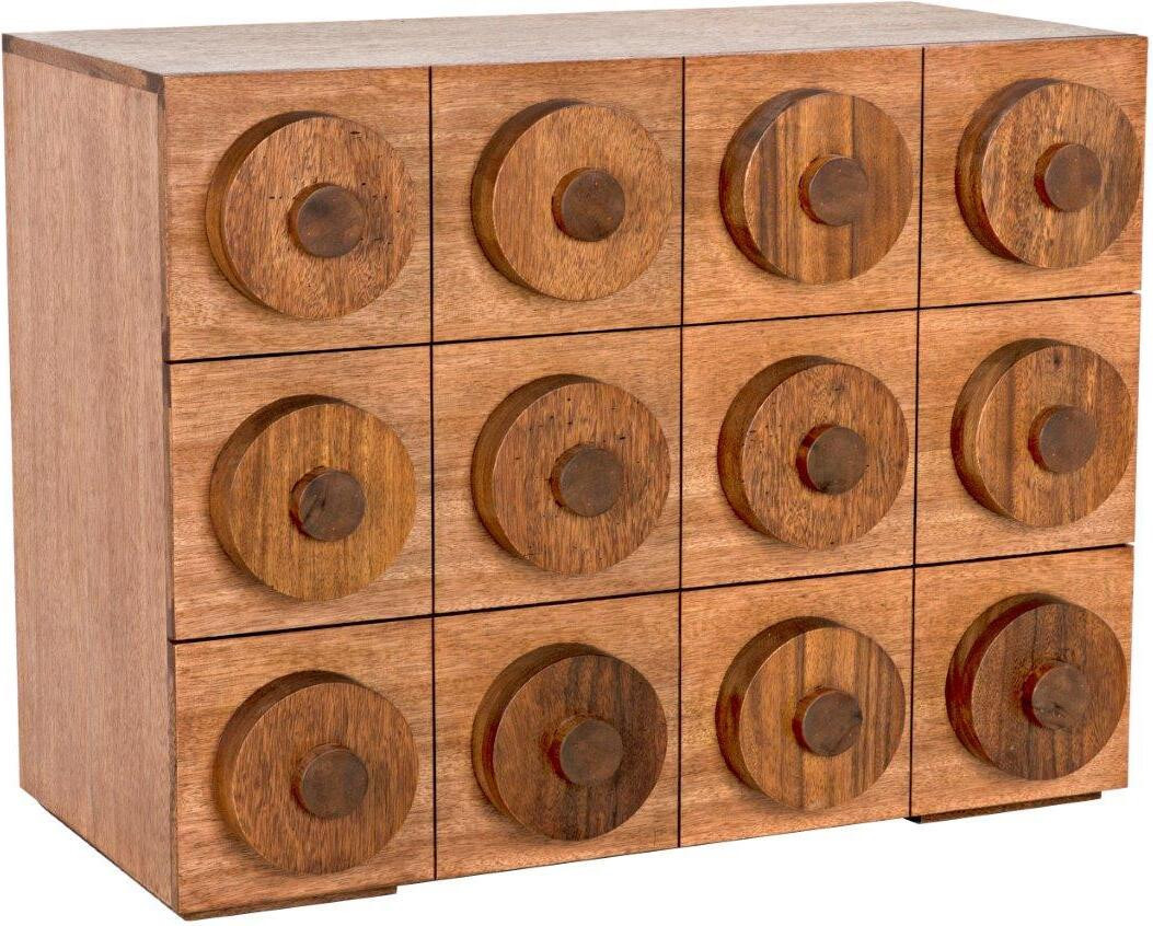 Lego Sideboard With 3 Drawers In Dark Walnut | 1stopbedrooms