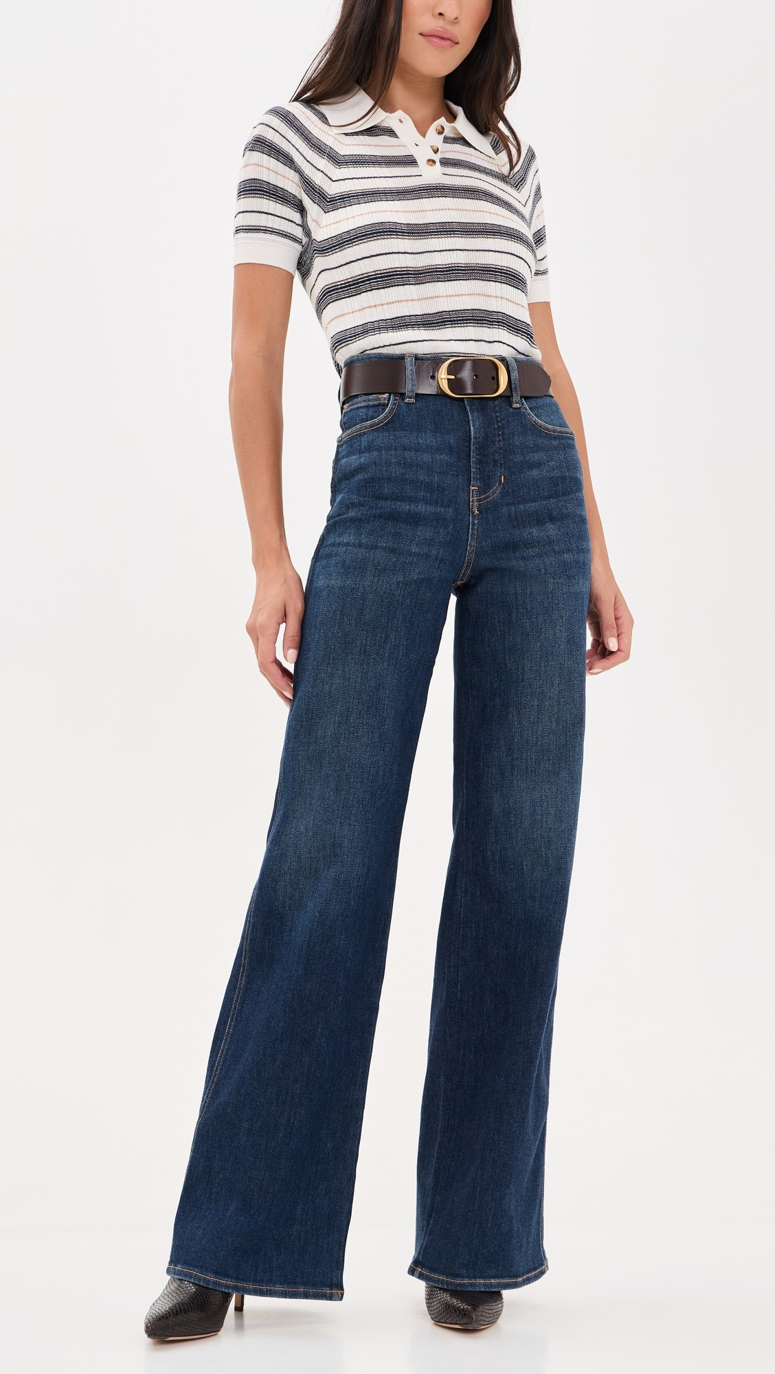 Veronica Beard Jean Taylor Wide Leg Jeans | Shopbop | Shopbop
