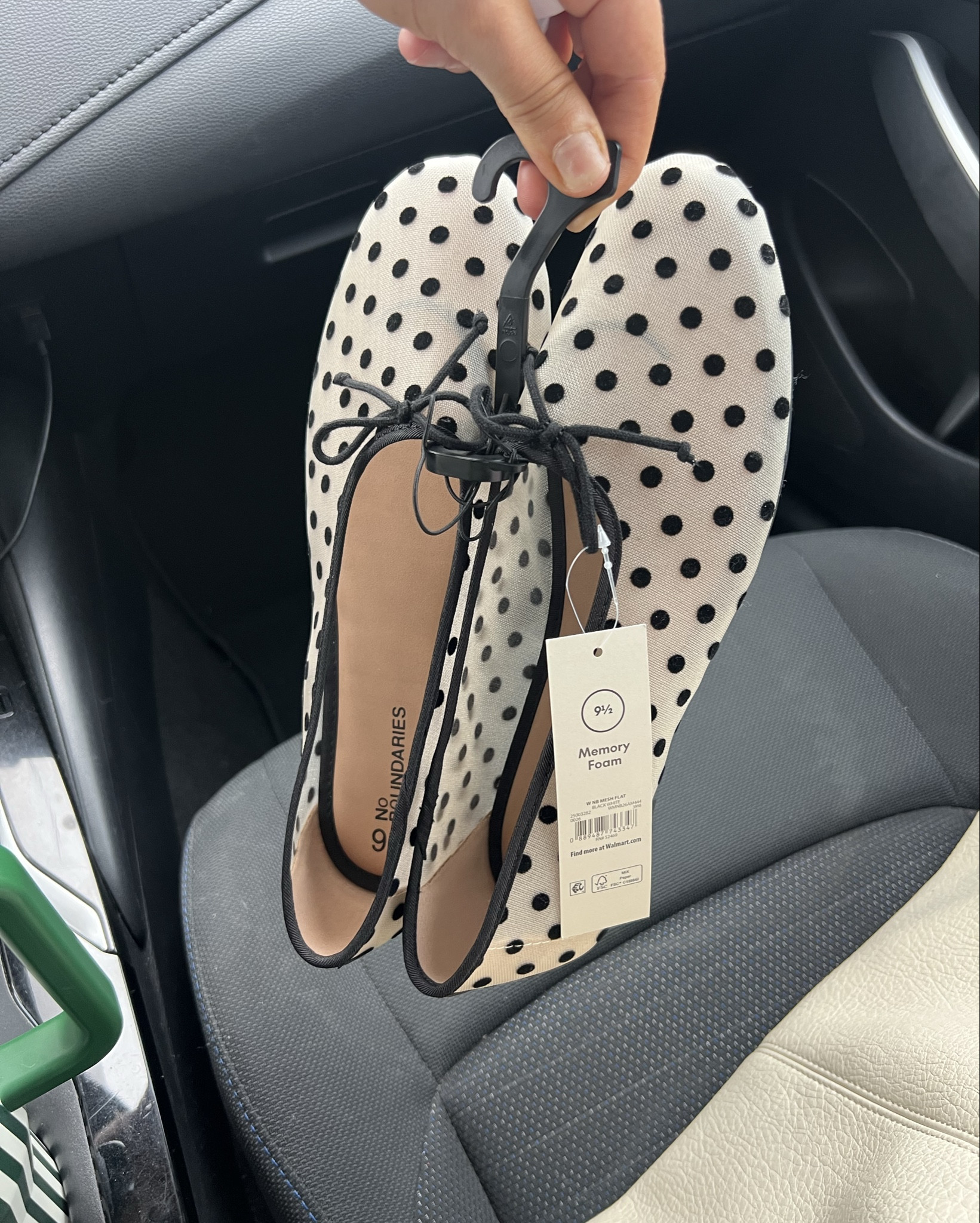 Cutest mesh polka dot flats ever?? From WALMART 🤩🤩 

#LTKValentine #LTKootd #LTKgrwm