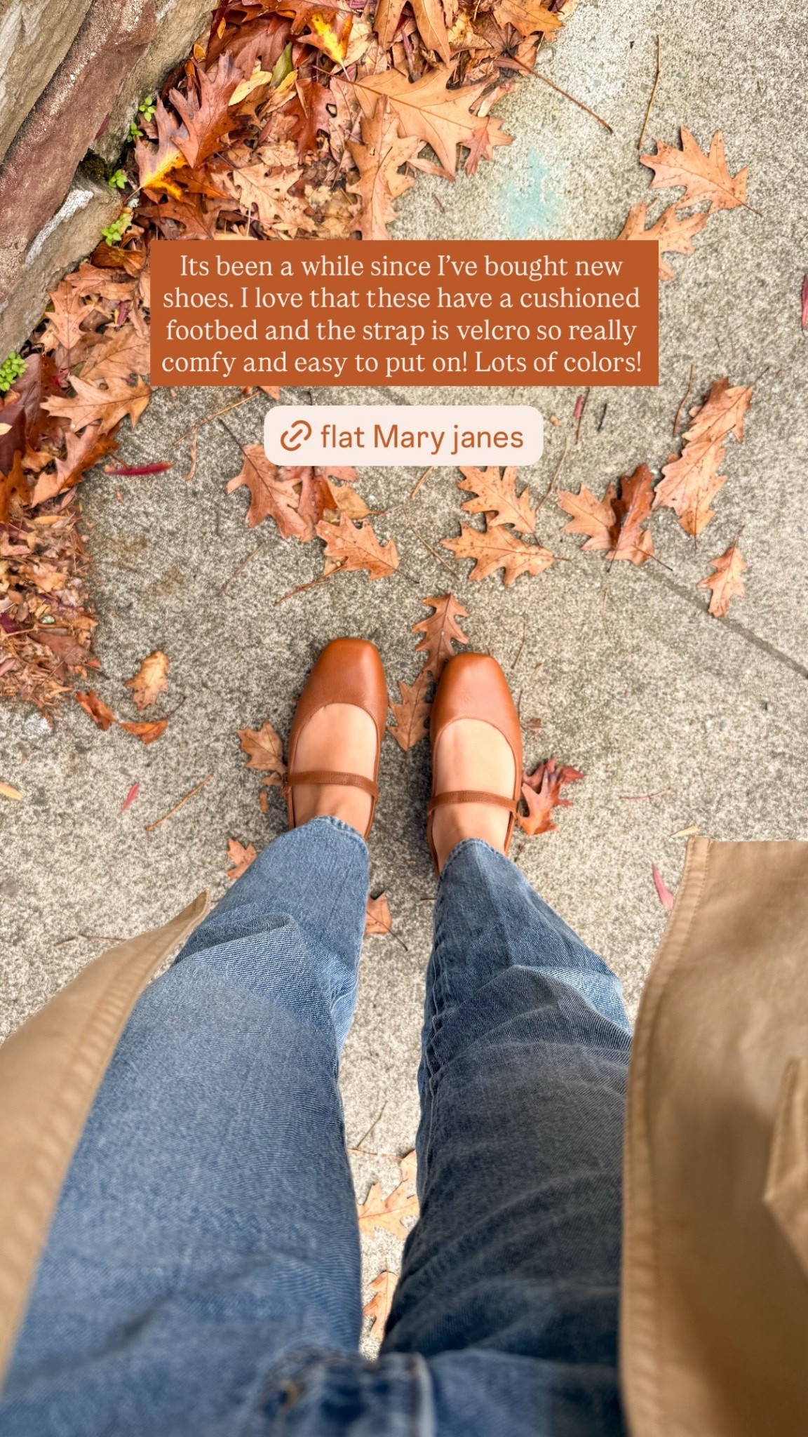 Fall flat comfy shoes, Mary Janes with Velcro strap and cushioned footbed. Lots of colors!

#LTKSeasonal #LTKShoeCrush #LTKStyleTip