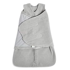 HALO Micro Fleece Sleepsack Swaddle, 3-Way Adjustable Wearable Blanket, TOG 3.0, Grey, Newborn, 0... | Amazon (US)