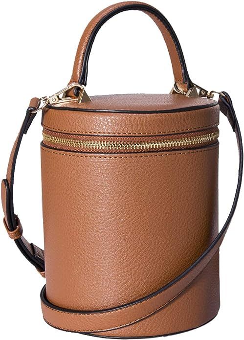 Bucket Cylinder Bag,Small Purses for Women with Shoulder Strap,Barrel Shape Crossbody bag for Gir... | Amazon (US)