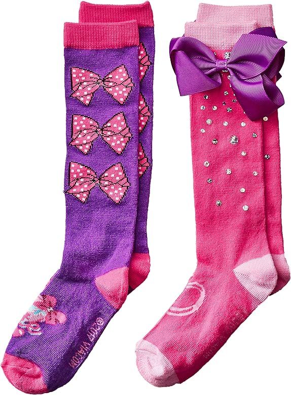 JoJo Siwa Girls 2 Pack Knee High Socks | Amazon (US)