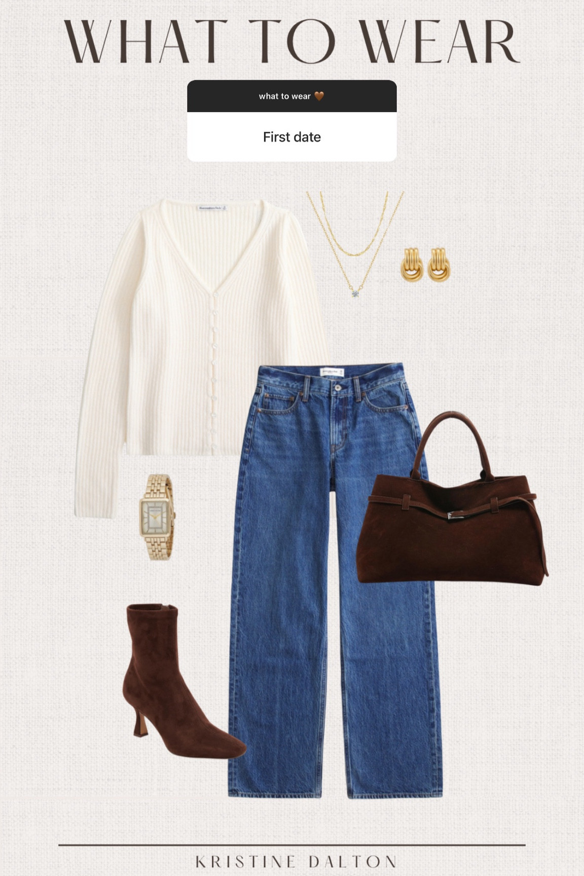 Fall time first date outfit idea 🤎

#LTKStyleTip #LTKSeasonal #LTKShoeCrush