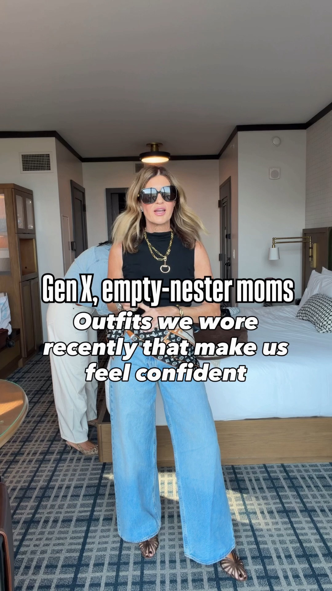 Gen X, empty nester Moms—-outfits we wore recently that make us feel confident 
Jeans fit tts
Use code THESPOILEDHOME on Shalia’s necklace!

#LTKCon 

Comment SHOP below to receive a DM with the link to this post on my LTK ⬇ https://liketk.it/6lKuE

#LTKOver40