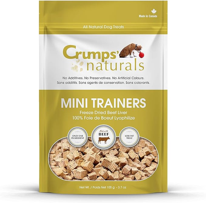 Crumps' Naturals Dog Treat - Mini Trainers | Amazon (US)