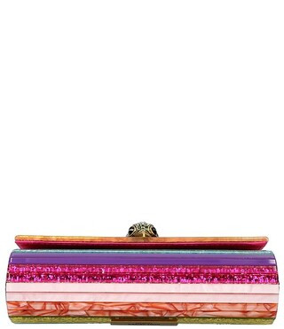 Party Rainbow Glitter Eagle Clutch Crossbody Bag | Dillard's