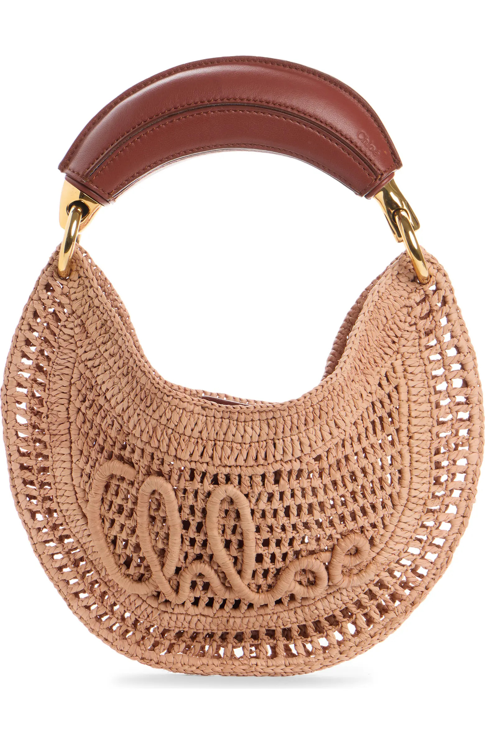 Summer Banana Raffia Handheld Bag | Nordstrom
