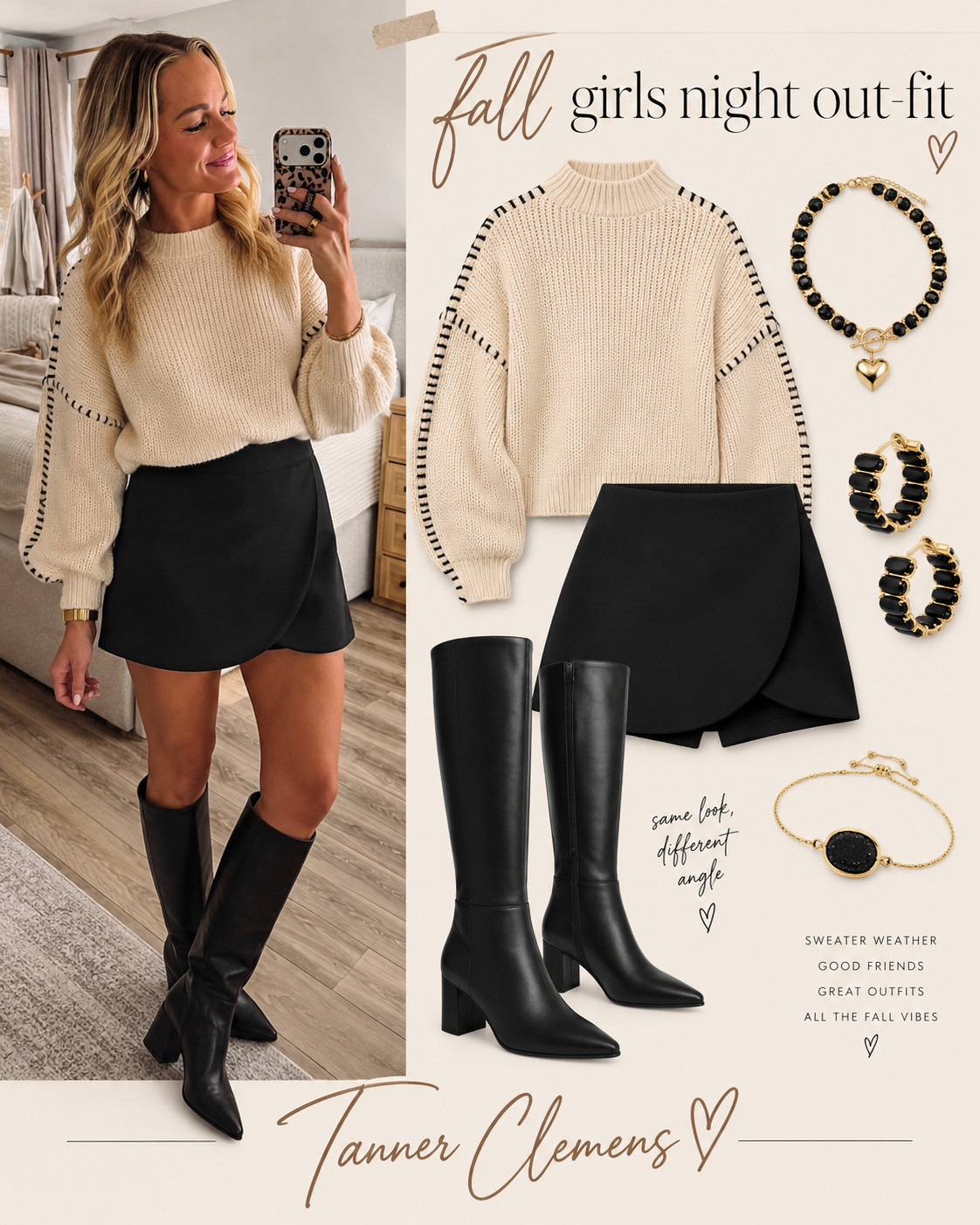 Let's go girls! This outfit is so cute- so easy and each piece can be mixed and matched to wear again and again with other things!  

 #LTKgrwm #LTKootd #LTKSeasonal