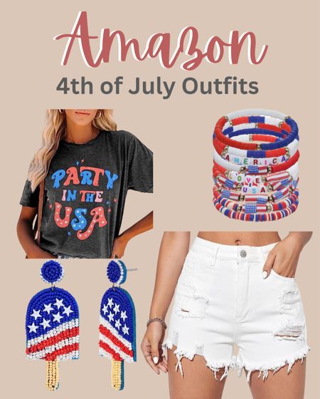 4th of July outfit ideas from Amazon! 
| 4th of July, romper, converse c white sneakers, jumpsuit, summer outfits, outfits for her, outfit ideas, loungewear, jumpsuit, matching set, beach, summer, summer outfit, red white and blue, travel, travel outfit, wedding guest, pantsuit, cruise, island, beach 

#LTKSeasonal #LTKunder50 #LTKFind