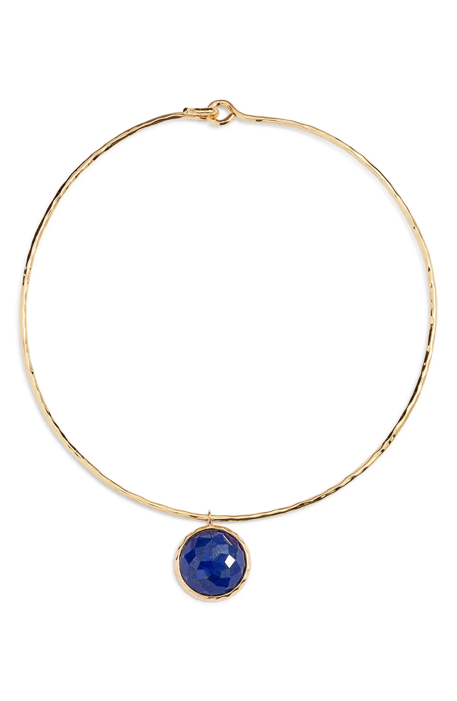 Lapis Pendant Collar Necklace | Nordstrom