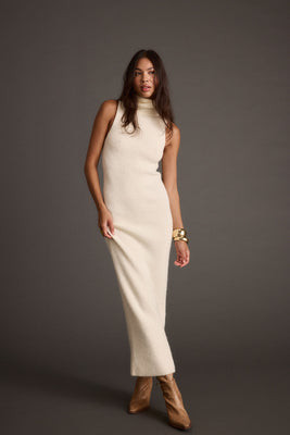 Monique Cream Sweater Maxi Dress XL | 12th Tribe