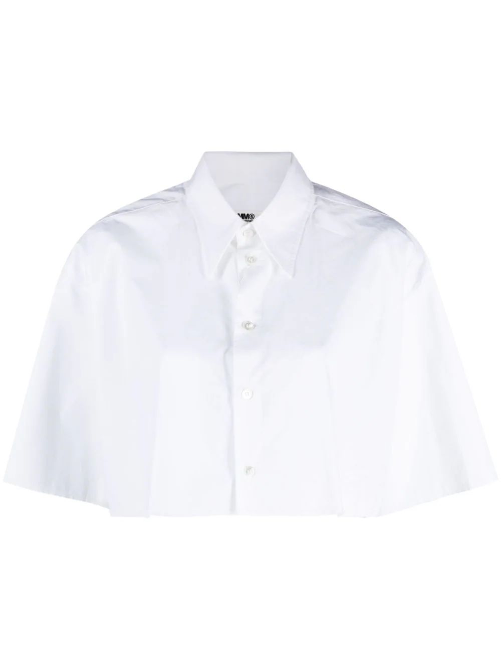 cropped cotton shirt | Farfetch Global