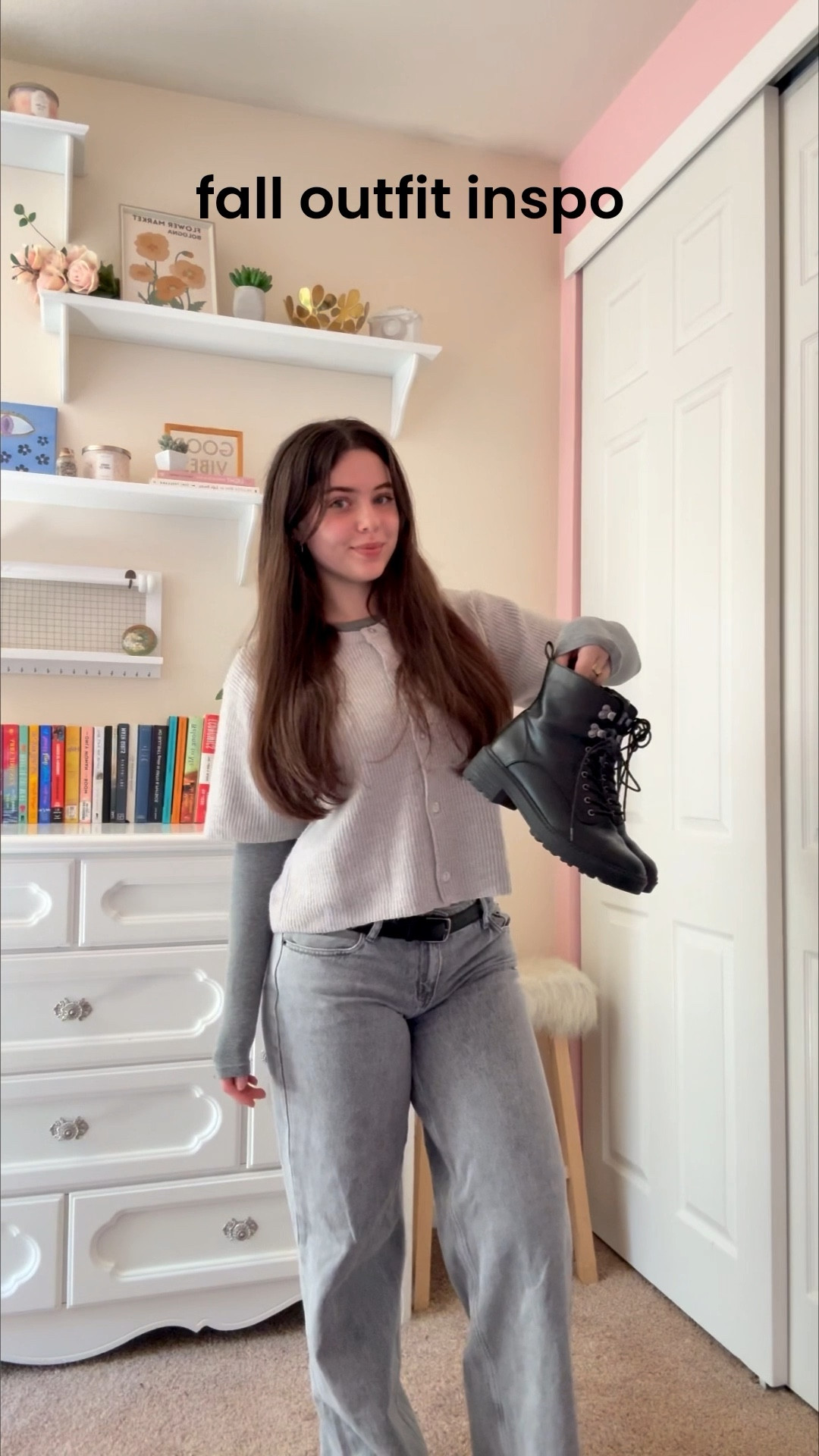 Fall outfit inspo!🤎

Sizing:
Jeans are true to size - wearing a 6
Sweater is true to size - wearing a medium

fall outfit inspo / fall outfit ideas / cute fall outfit / cozy fall style / amazon fall outfit / amazon fall fashion / amazon fashion finds / amazon sweater outfit / gray fall outfit / women’s fall layering / layered fall outfit / everyday fall style / casual fall outfit ideas / fall capsule wardrobe inspo / affordable fall fashion / princess polly jeans outfit / princess polly ellanor jeans / baggy jeans outfit women / combat boots outfit inspo / chic fall basics / feminine fall style / fall outfit must have / shop my fall look / amazon sweater outfit / amazon fall fashion finds / amazon fashion under $50 / affordable fall outfit / best fall outfit ideas / women’s fall outfit shopping / amazon fall outfit deals / cozy amazon sweater / princess polly jeans outfit / princess polly ellanor jeans sale / baggy jeans women outfit / combat boots outfit fall / chic fall wardrobe staples / fall layering pieces to shop / cute fall amazon finds / trending fall fashion / shop affordable fall style / fall fashion essentials / #FallOutfitMustHave #ShopMyFallLook #AmazonFallFashion #AmazonFallFinds #AmazonFashionDeals #AffordableFallOutfit #FallWardrobeStaples #FallFashionEssentials #PrincessPollyJeans #FallStyleDeals #ShopTheLook #CuteFallAmazonFinds #TrendingFallFashion #FallOOTD #CozyFallLooks #FallStyleInspo #WomensFallShopping #FallOutfitInspo #FallOutfitIdeas #WomensFallFashion #CuteFallOutfit #CozyFallStyle #AmazonFashionFinds #AmazonFallFashion #AmazonOutfit #PrincessPollyStyle #PrincessPollyJeans #FallLayering #BaggyJeansOutfit #CombatBootsStyle #AffordableFallFashion #FallWardrobeInspo #EverydayFallStyle #FallOOTD #ChicFallOutfit #FallStyleInspo #CuteFallLooks

#LTKSeasonal #LTKFindsUnder50 #LTKFindsUnder100