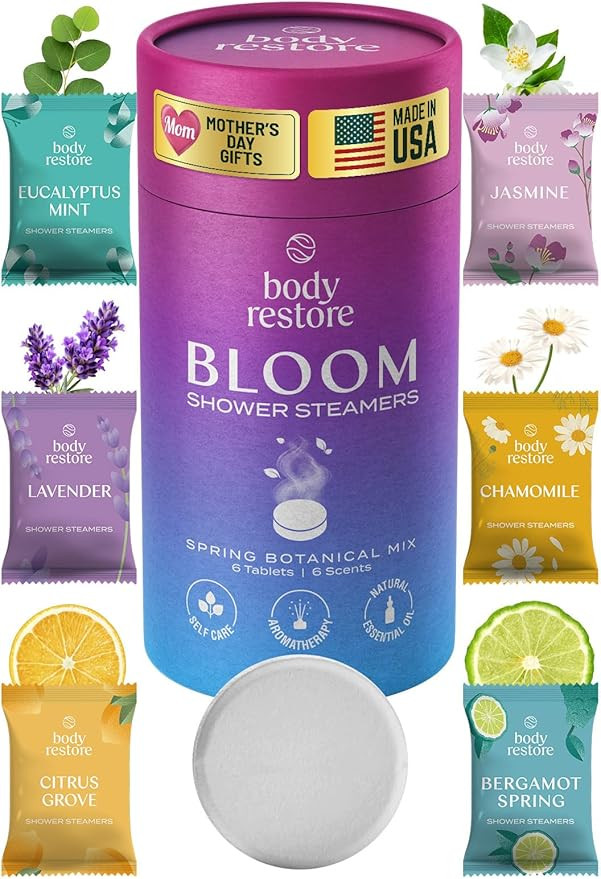 Body Restore Shower Steamers Aromatherapy 6 Pack – Mothers Day Gifts for Mom, Birthday Gifts fo... | Amazon (US)