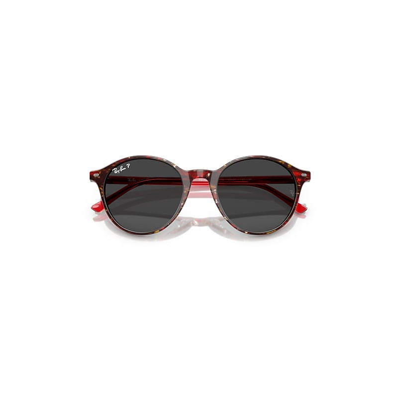 Ray-Ban Rb2230 Sunglasses Transparent Red Frame Black Lenses Polarized 51-21 | Ray-Ban (US)