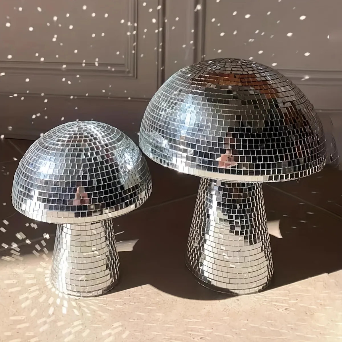 1pc Mushroom Disco Ball Mirror Glass Brick Mushroom Home Decor Tabletop Decoration | Find Great D... | Temu Affiliate Program